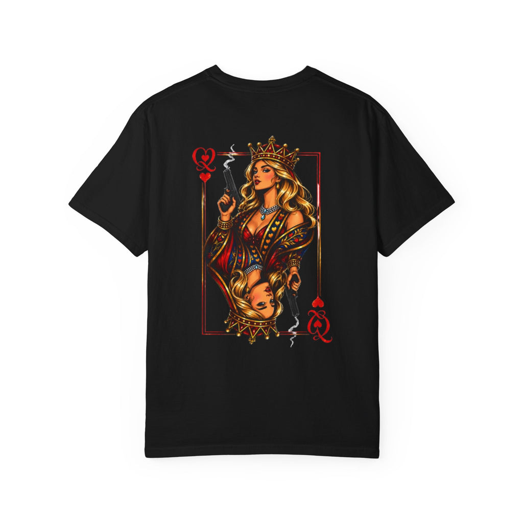 Gun Queen Graphic T-Shirt|Edgy Women's Clothing