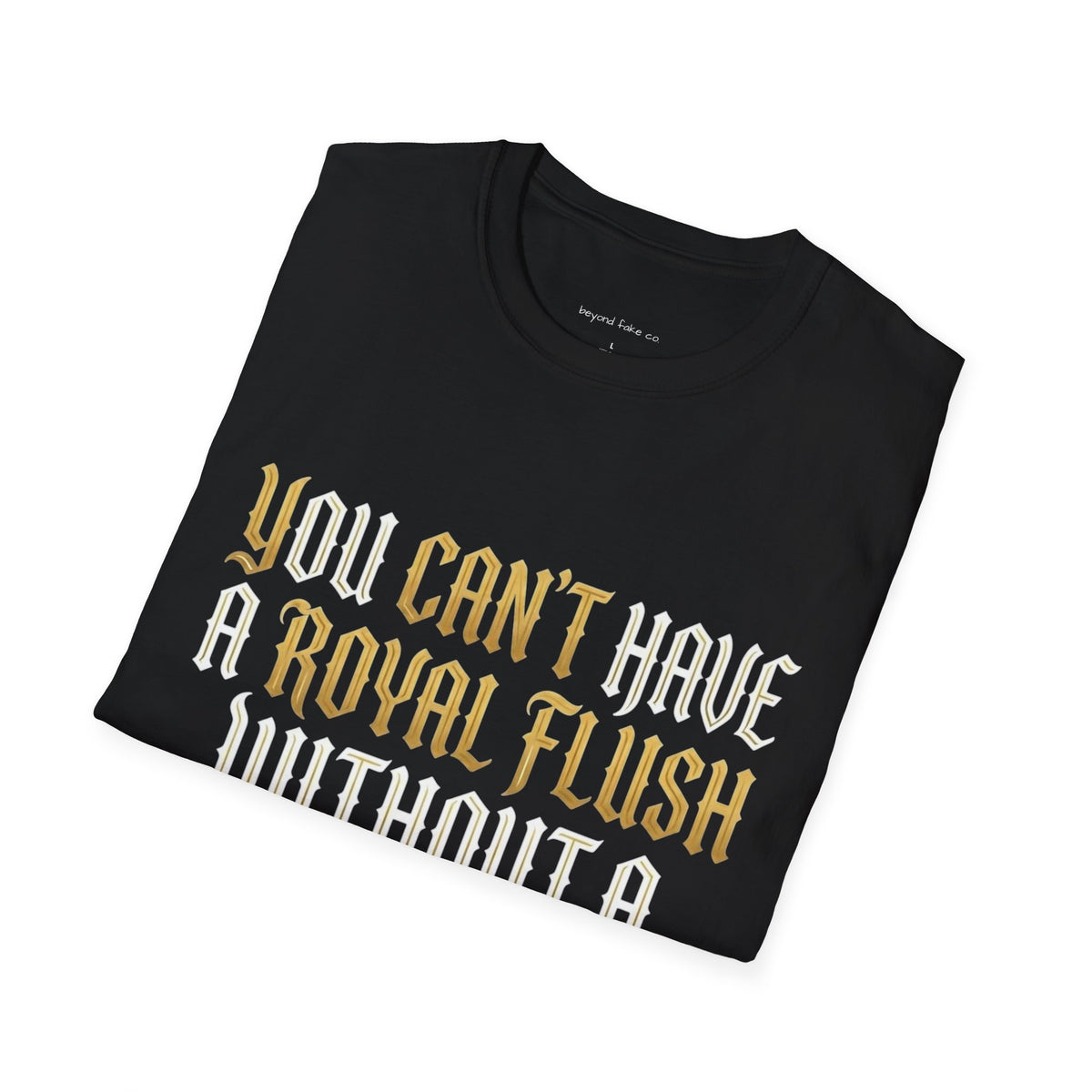 Royal Flush Queen Graphic T-Shirt | Edgy Streetwea