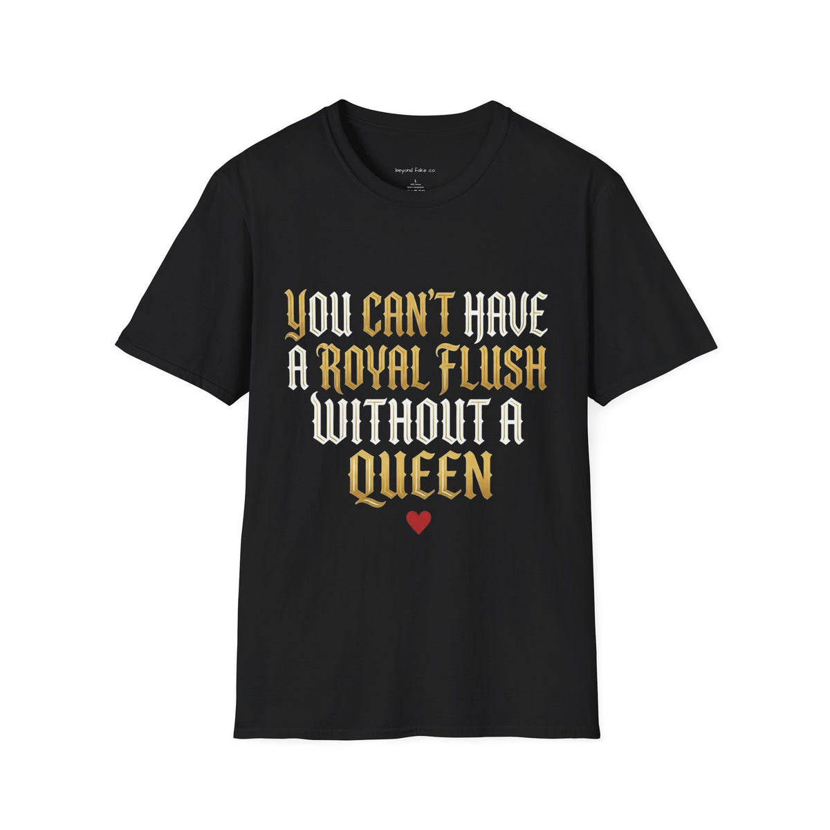Royal Flush Queen Graphic T-Shirt | Edgy Streetwea