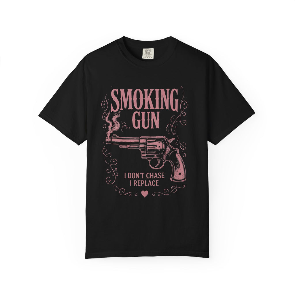 Smoking Gun Front Graphic T-Shirt|Streetwear Front Print