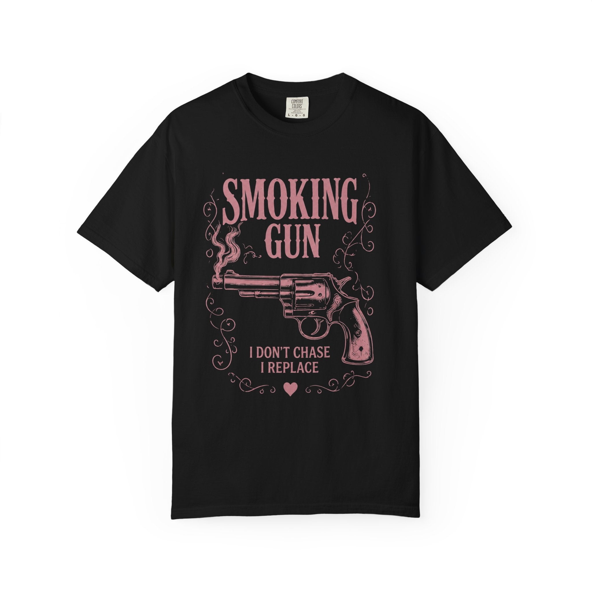 Smoking Gun Front Graphic T-Shirt|Streetwear Front Print