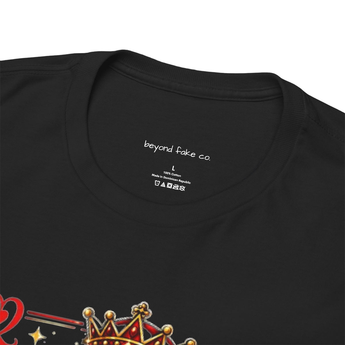 Shhh Queen Heavy Cotton Front Graphic Tee