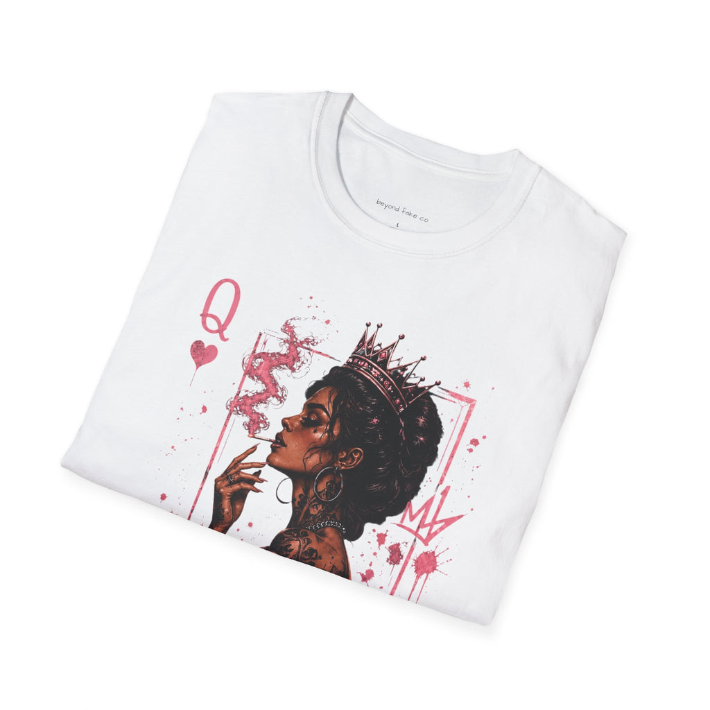 Pink Smoking Queen Graphic T-Shirt|Women's Streetwear