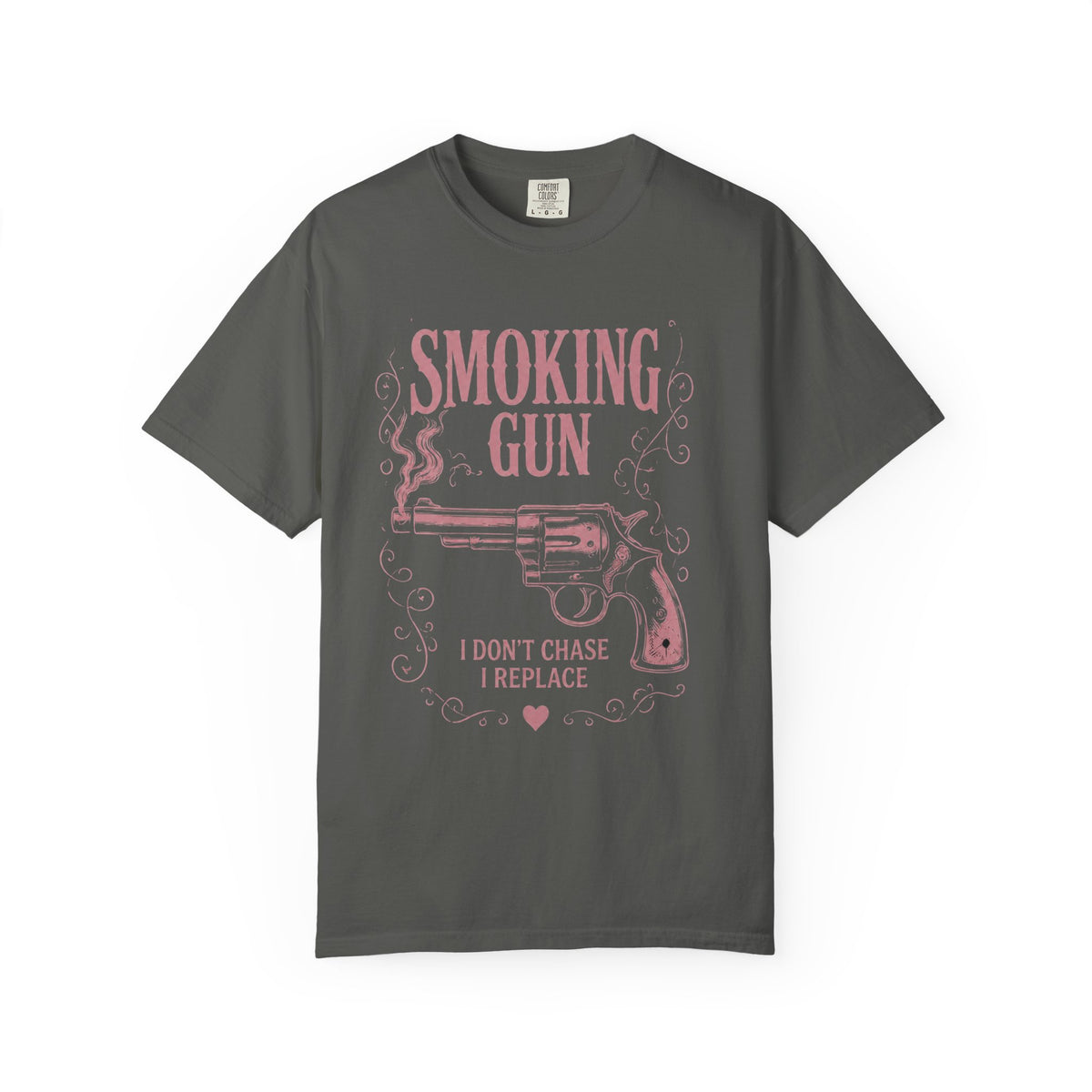 Smoking Gun Front Graphic T-Shirt|Streetwear Front Print