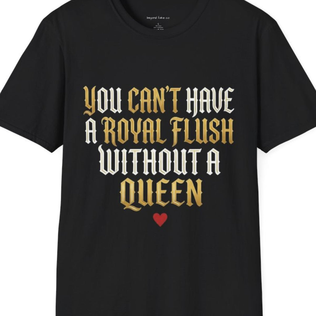 Royal Flush Queen Graphic T-Shirt | Edgy Streetwea