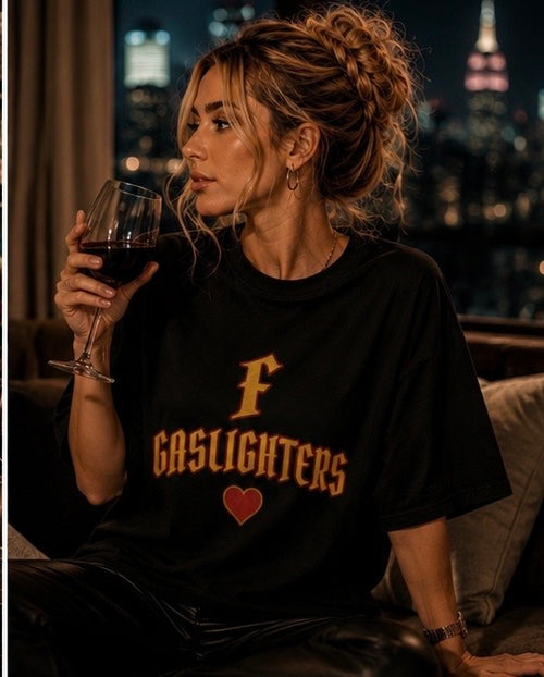 F Gaslighters Graphic T-Shirt | Edgy Streetwear