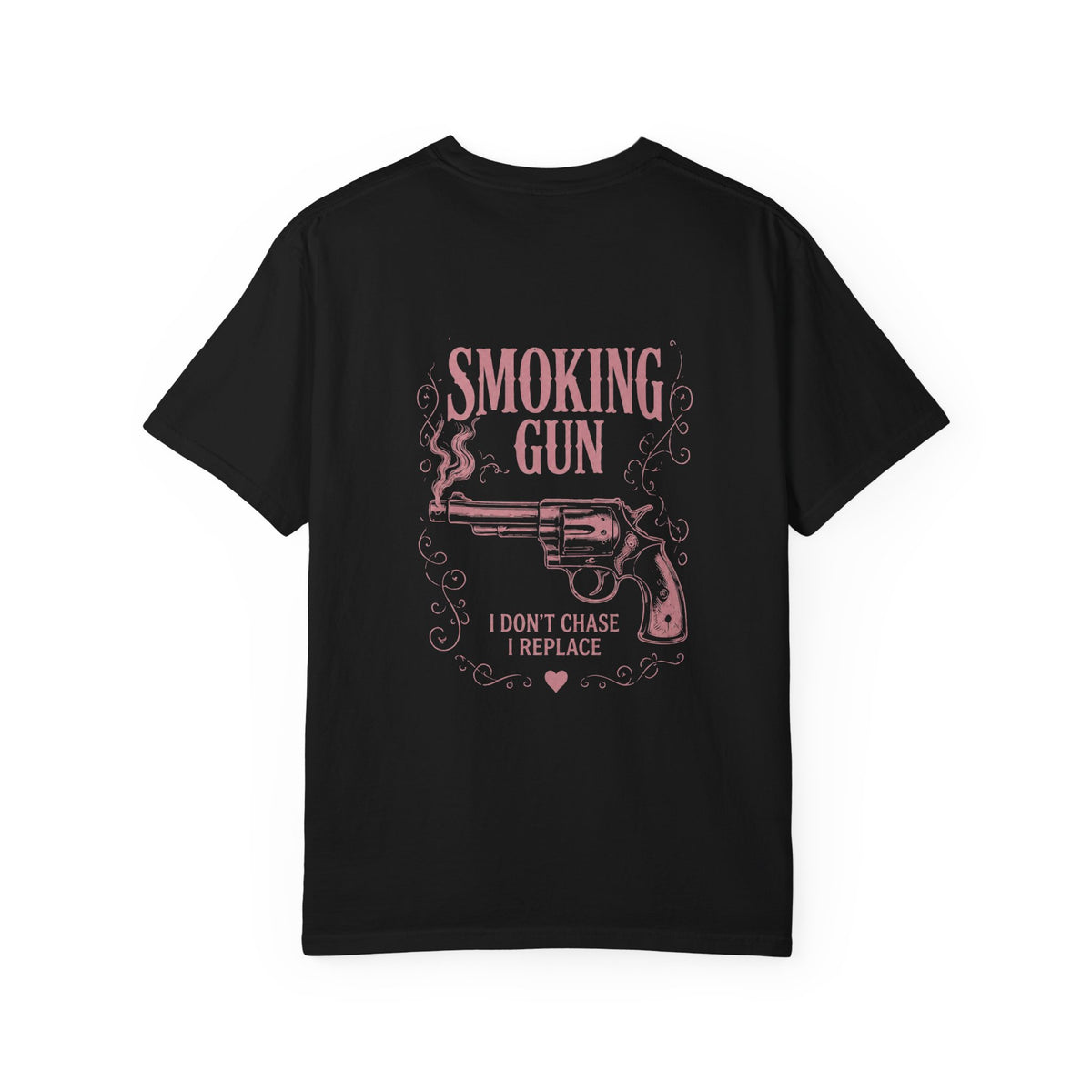 Smoking Gun Back Graphic T-Shirt|Streetwear Print Tee