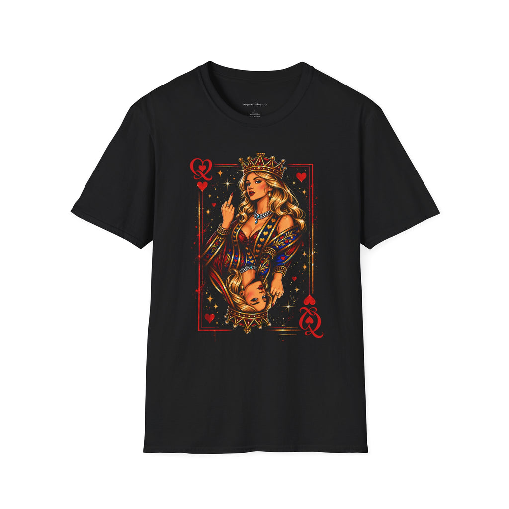 F OFF Queen Graphic T-Shirt | Edgy Streetwear