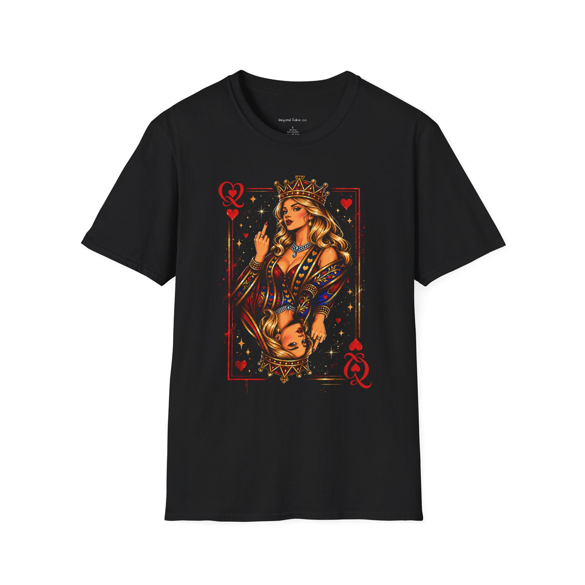 F OFF Queen Graphic T-Shirt | Edgy Streetwear