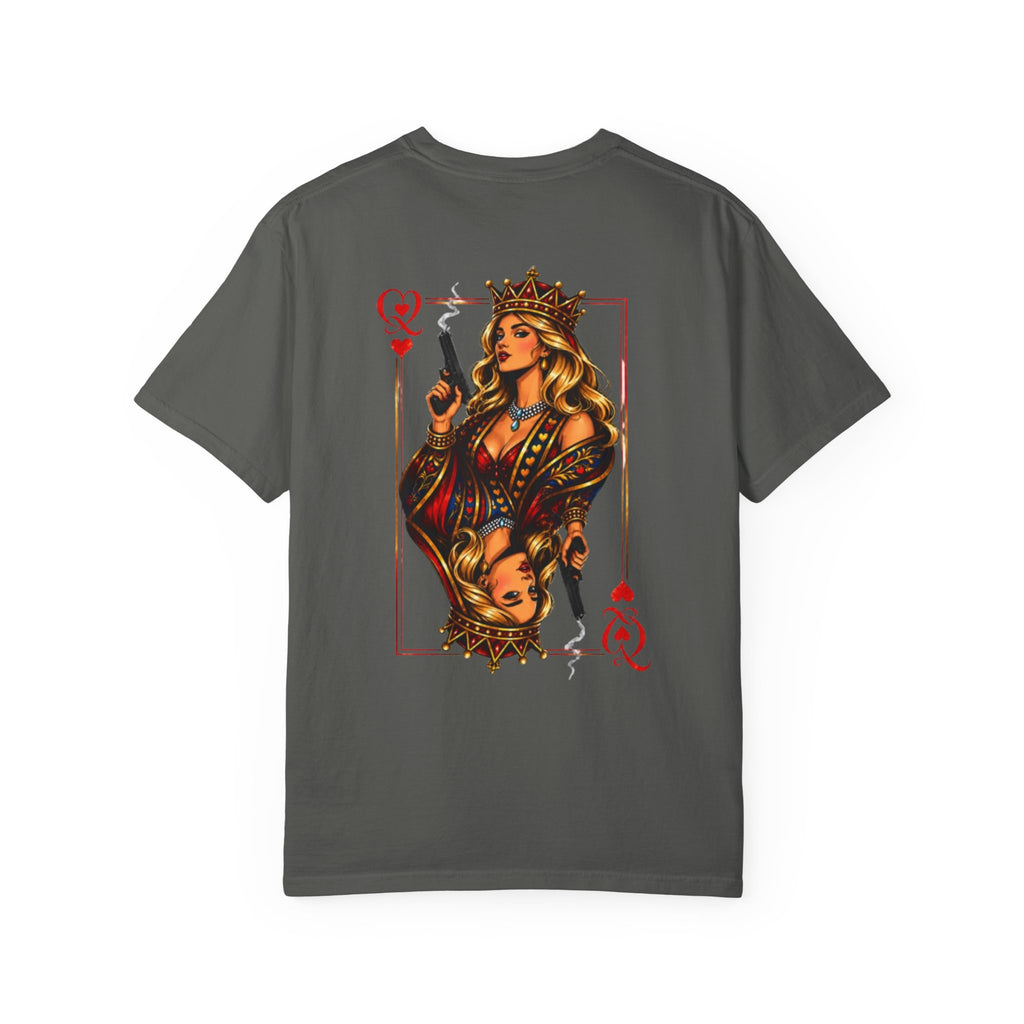 Gun Queen Graphic T-Shirt|Edgy Women's Clothing