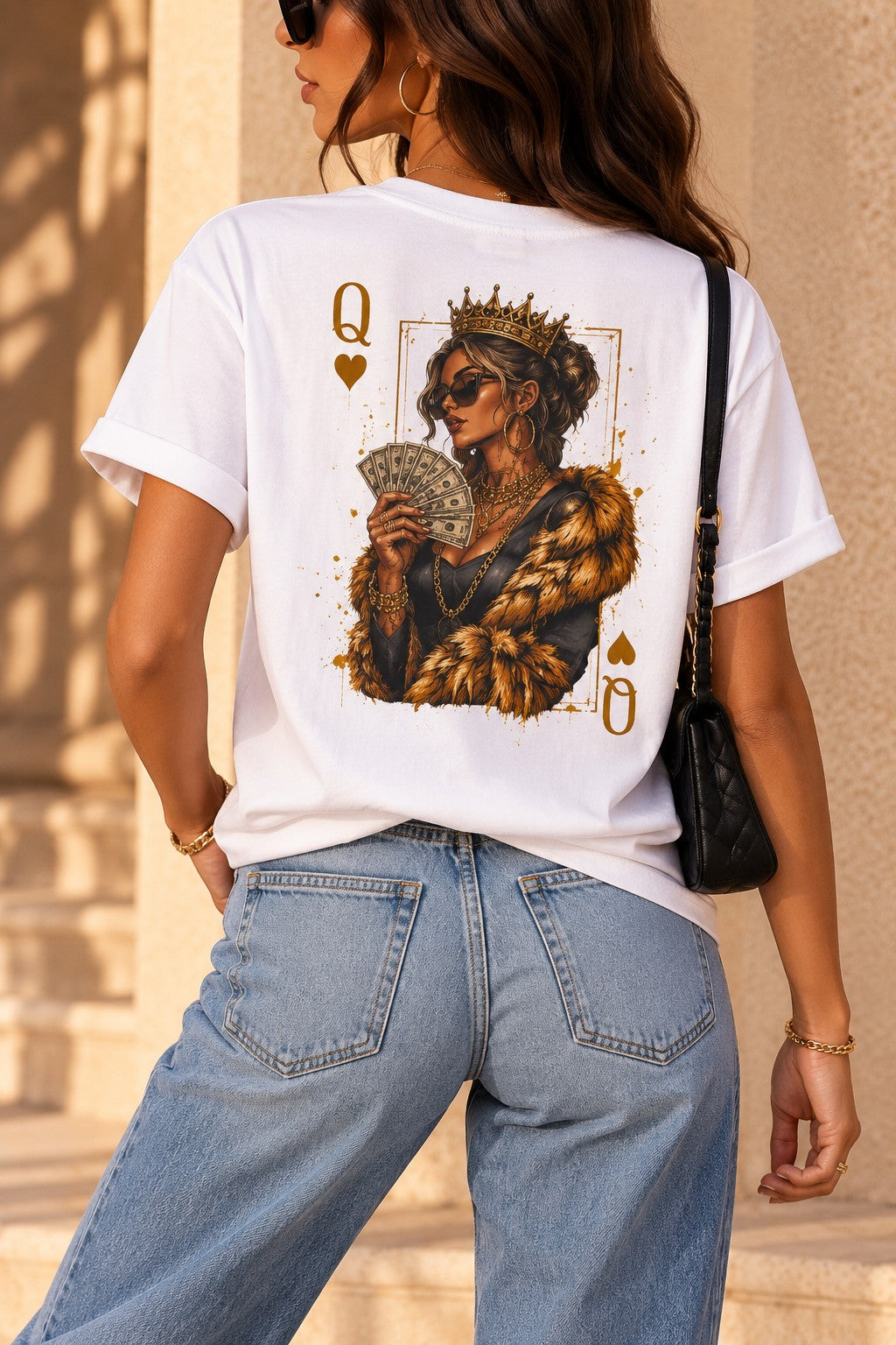 Gold Baller Queen Tee