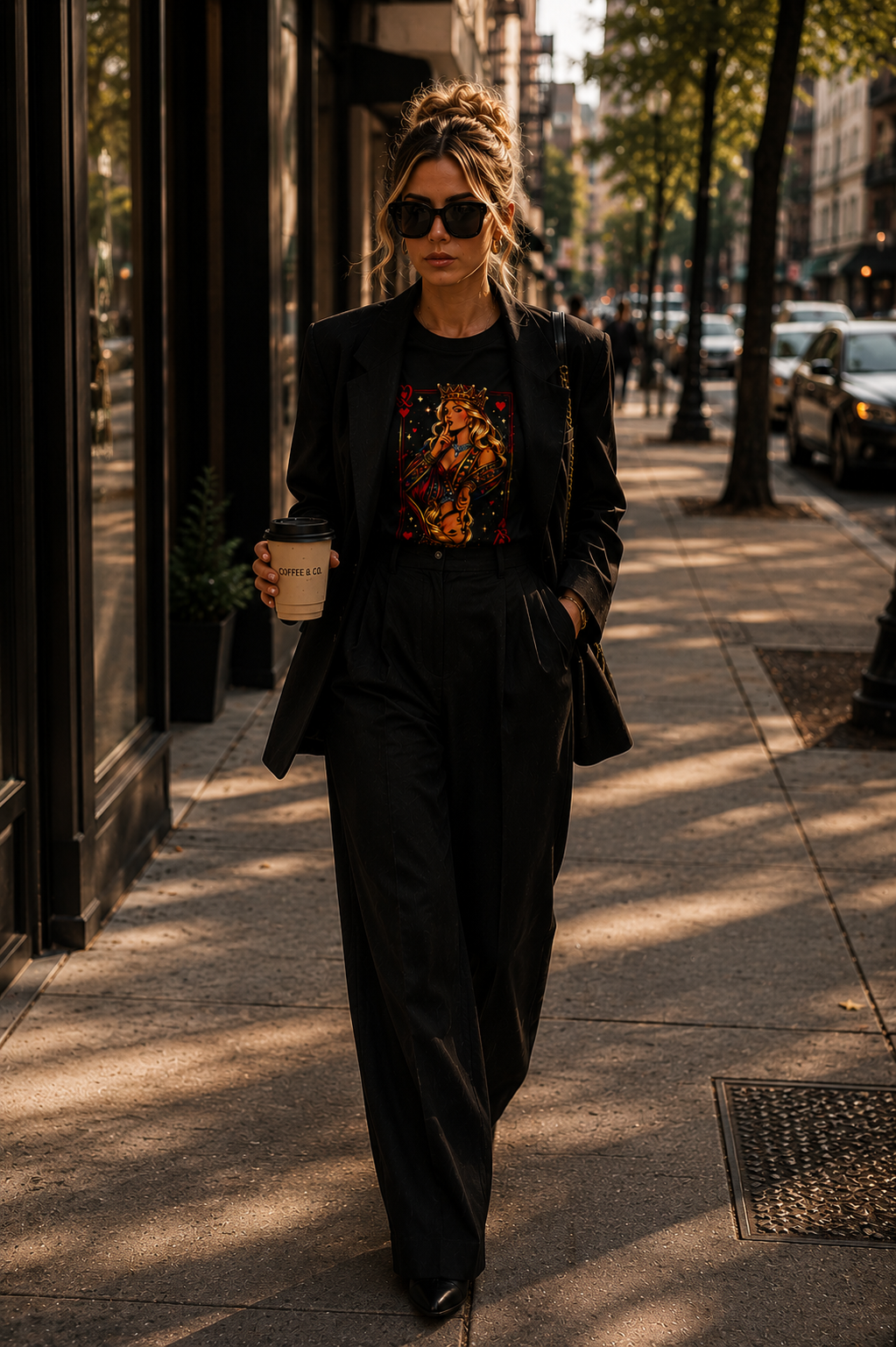 Shh Queen Front Graphic T-Shirt | Women's Streetwear