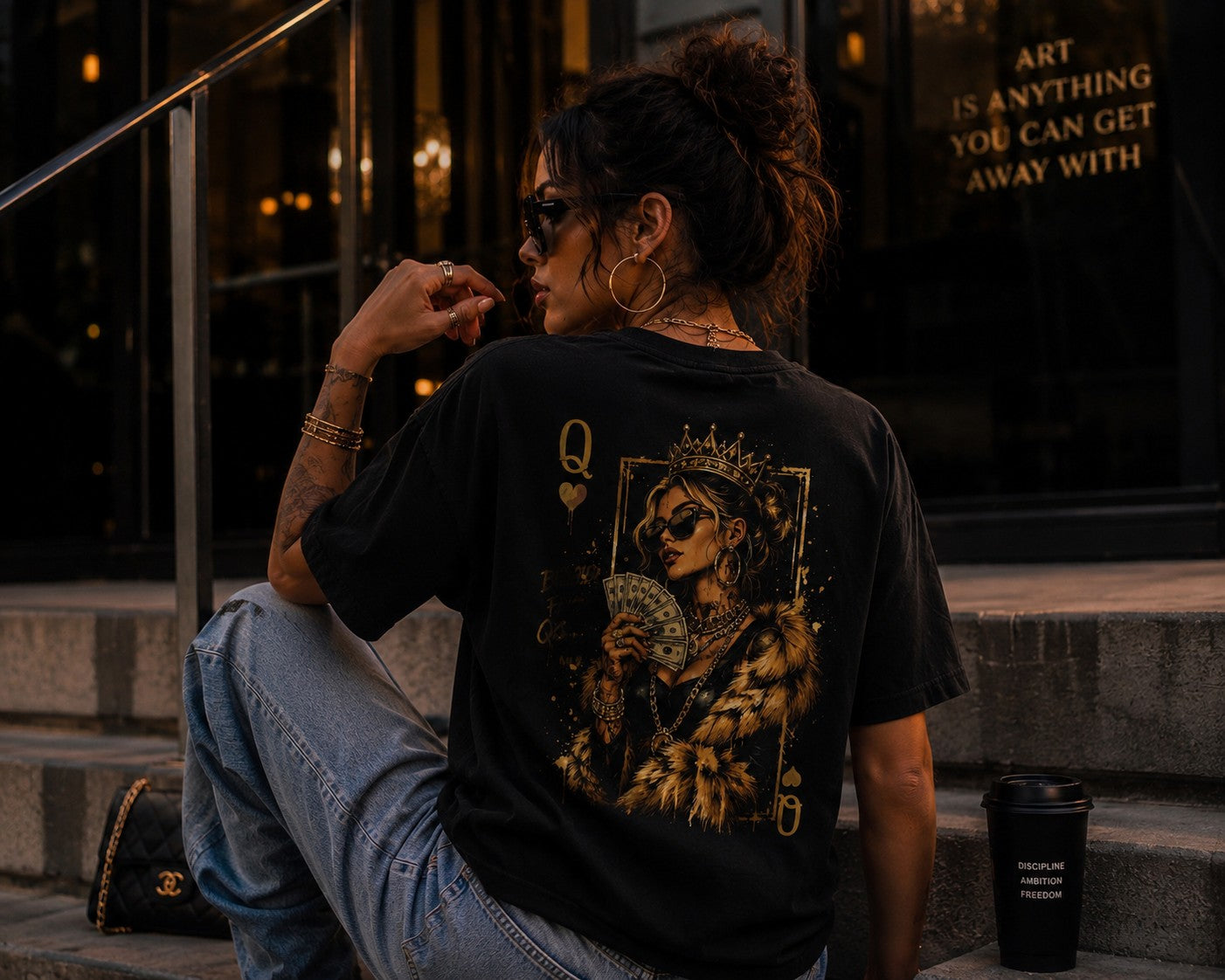 Gold Baller Queen Graphic Tee