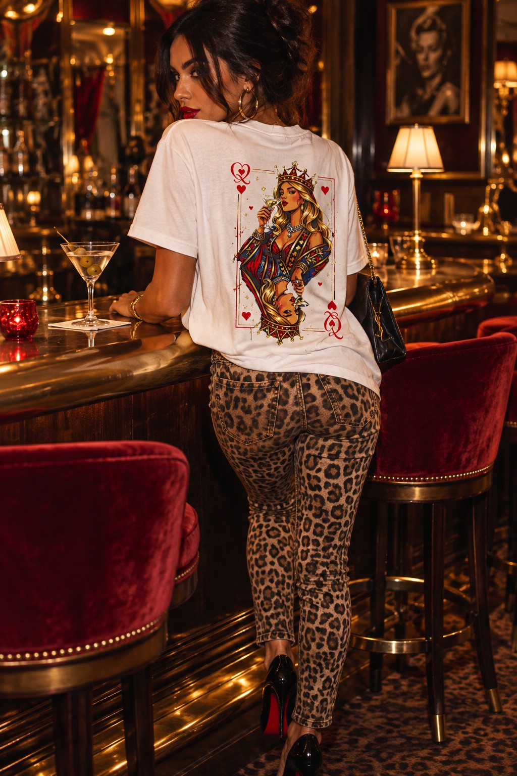 Martini Queen Graphic Tee
