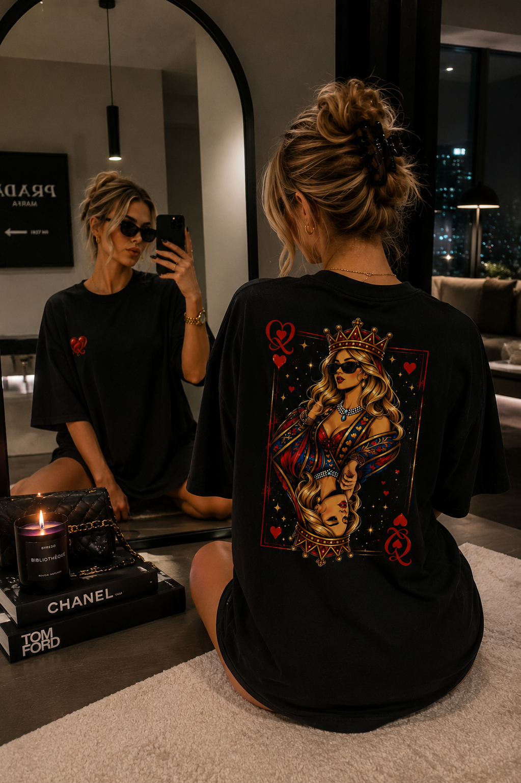 Sunglasses Queen Graphic T-Shirt | Women's Streetwear