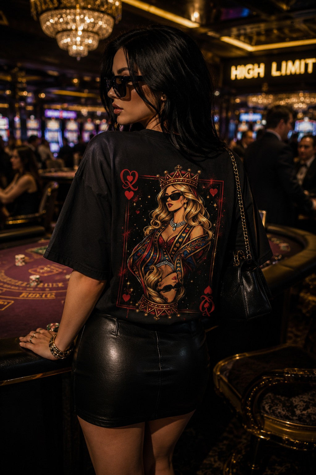 Sunglasses Queen Graphic T-Shirt | Women's Streetwear