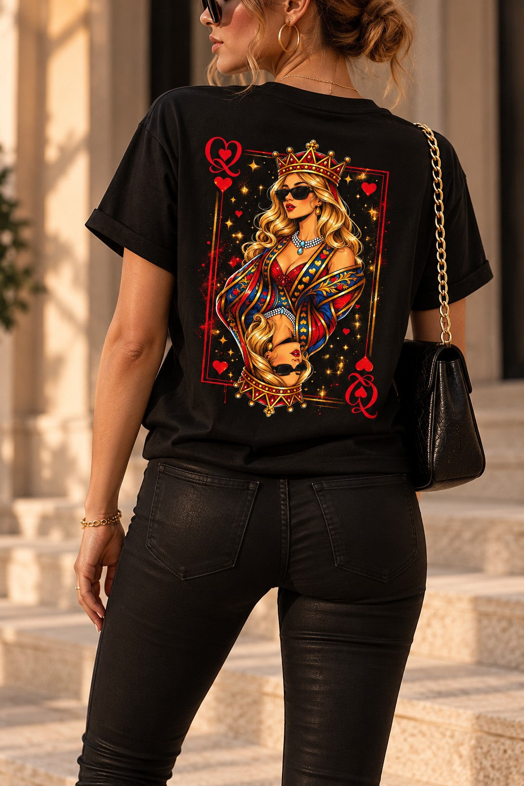Sunglasses Queen Graphic T-Shirt | Women's Streetwear
