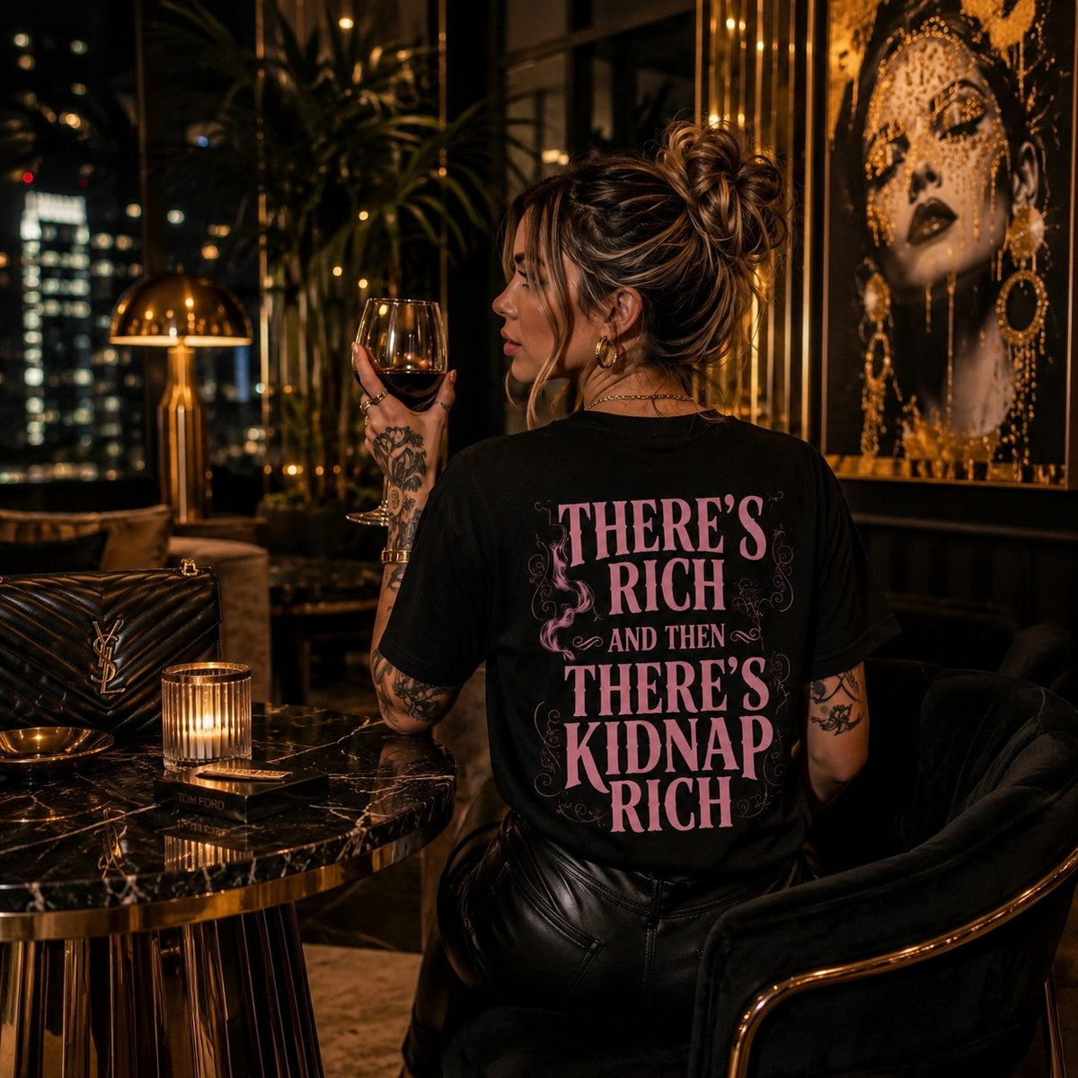 Kidnap Rich Graphic T-Shirt|Edgy Streetwear