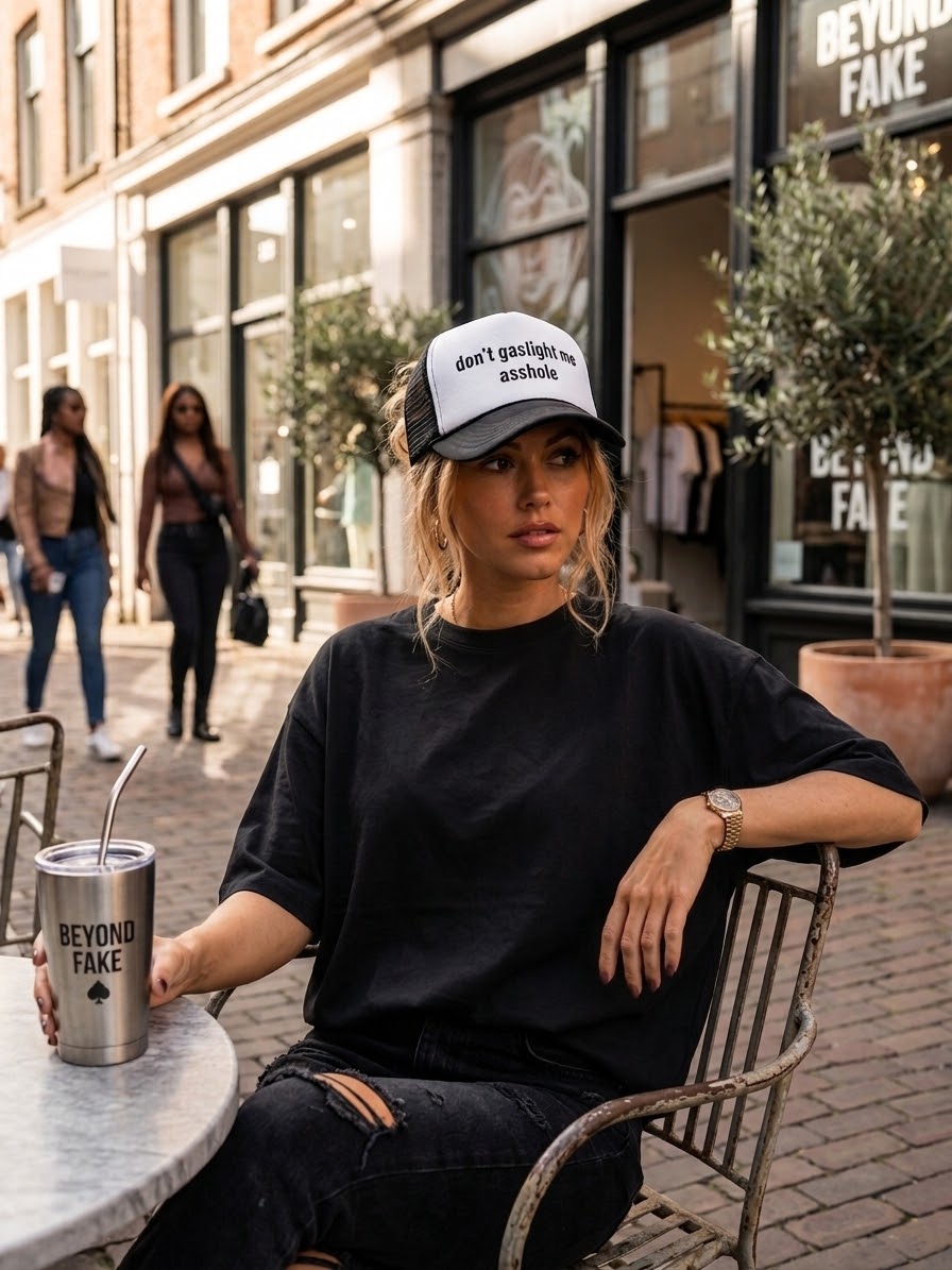 Don't Gaslight Me Trucker Hat | Edgy Streetwear
