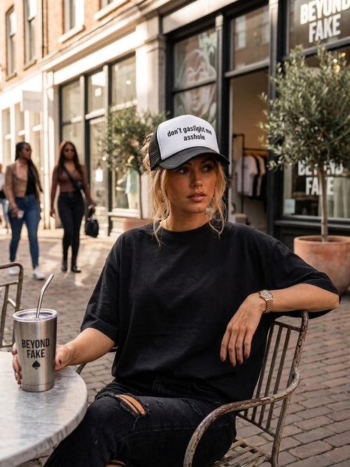 Don't Gaslight Me Trucker Hat | Edgy Streetwear