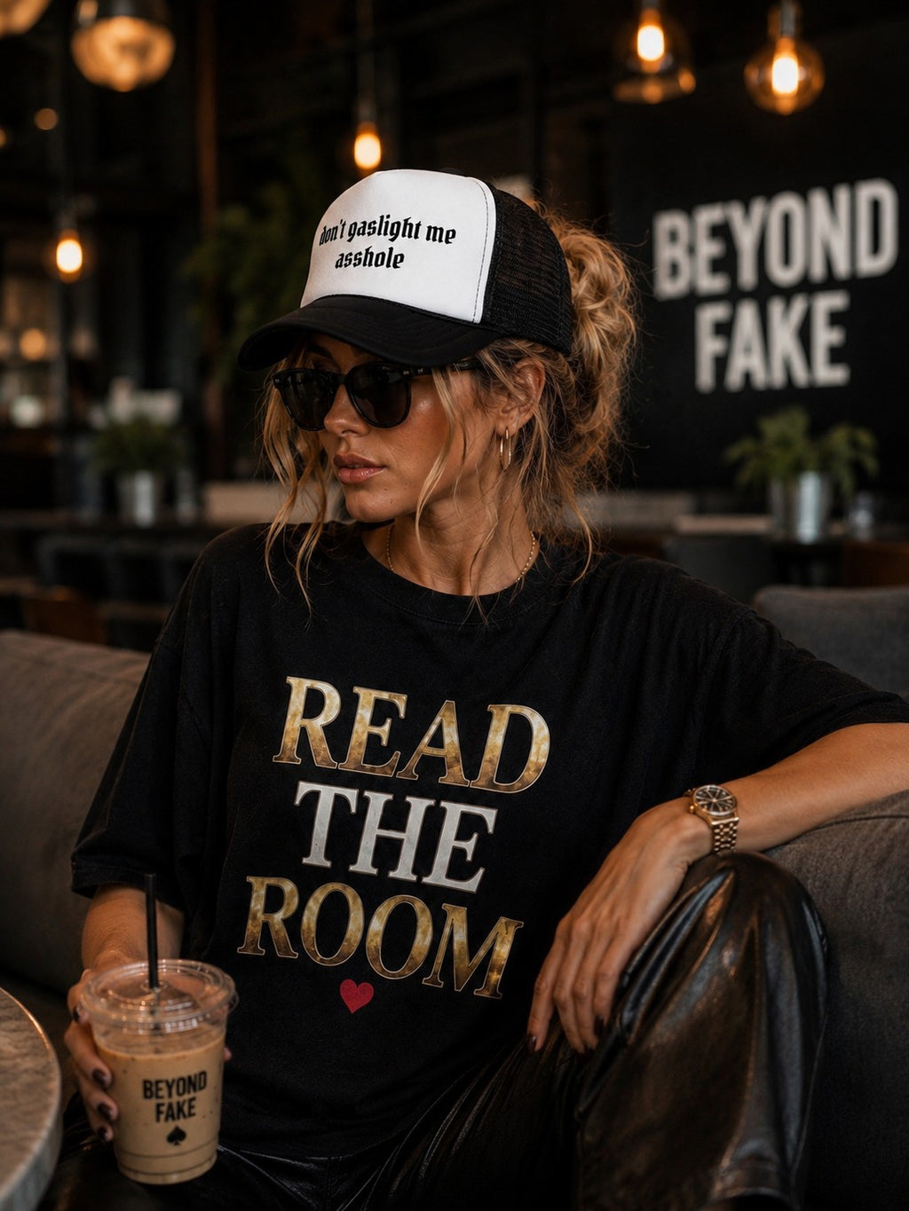 Don't Gaslight Me Trucker Hat | Edgy Streetwear