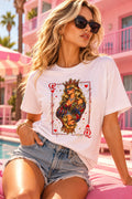 Sunglasses Queen Front Graphic T